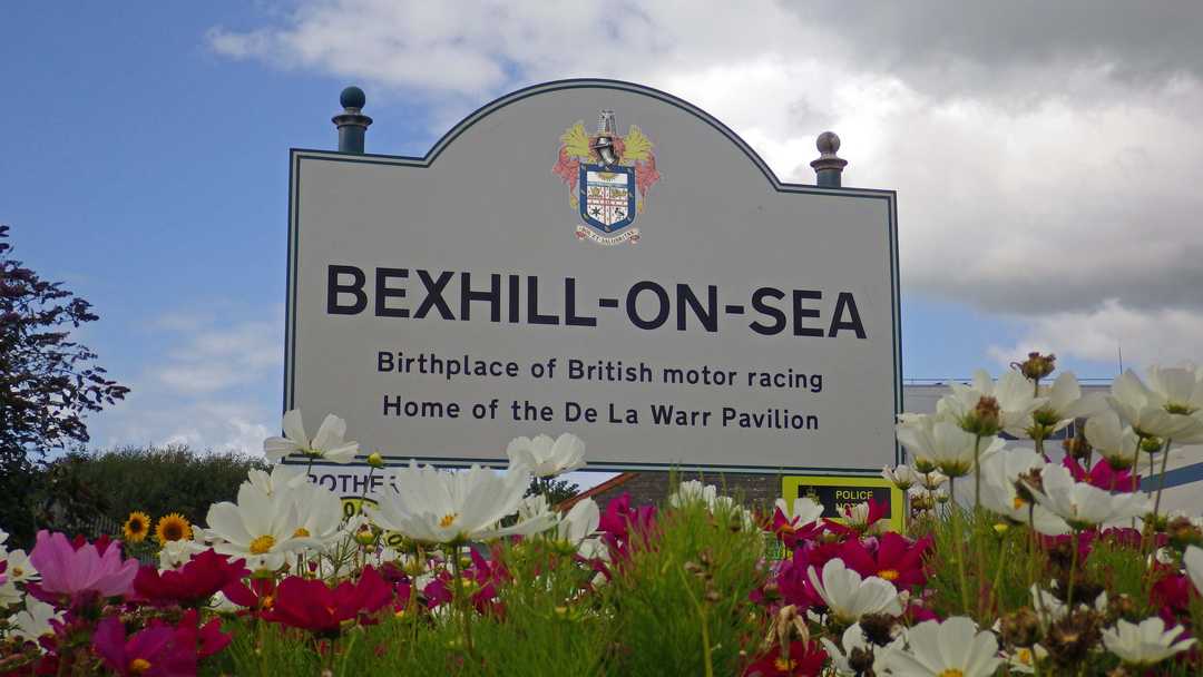 Bexhill County Line Sign